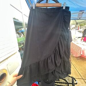 Vintage Elegant Black Women's Skirt